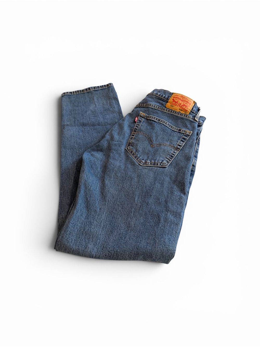 Classic Levi’s 505 Blue Men's Denim Jeans - Casual Straight Fit size 34/34